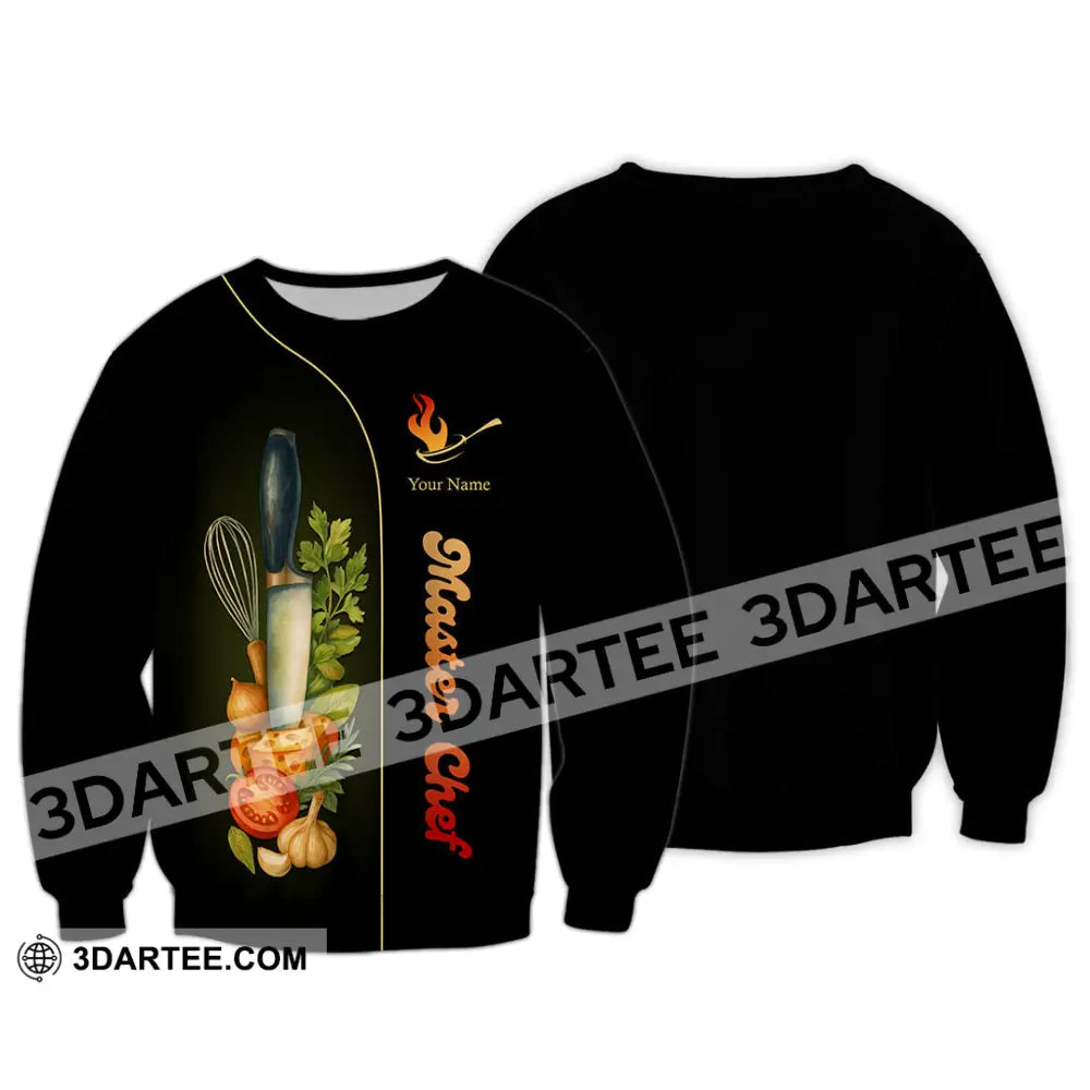 Unisex Shirt - Custom Master Chef Shirt Long Sleeve / S T-shirt