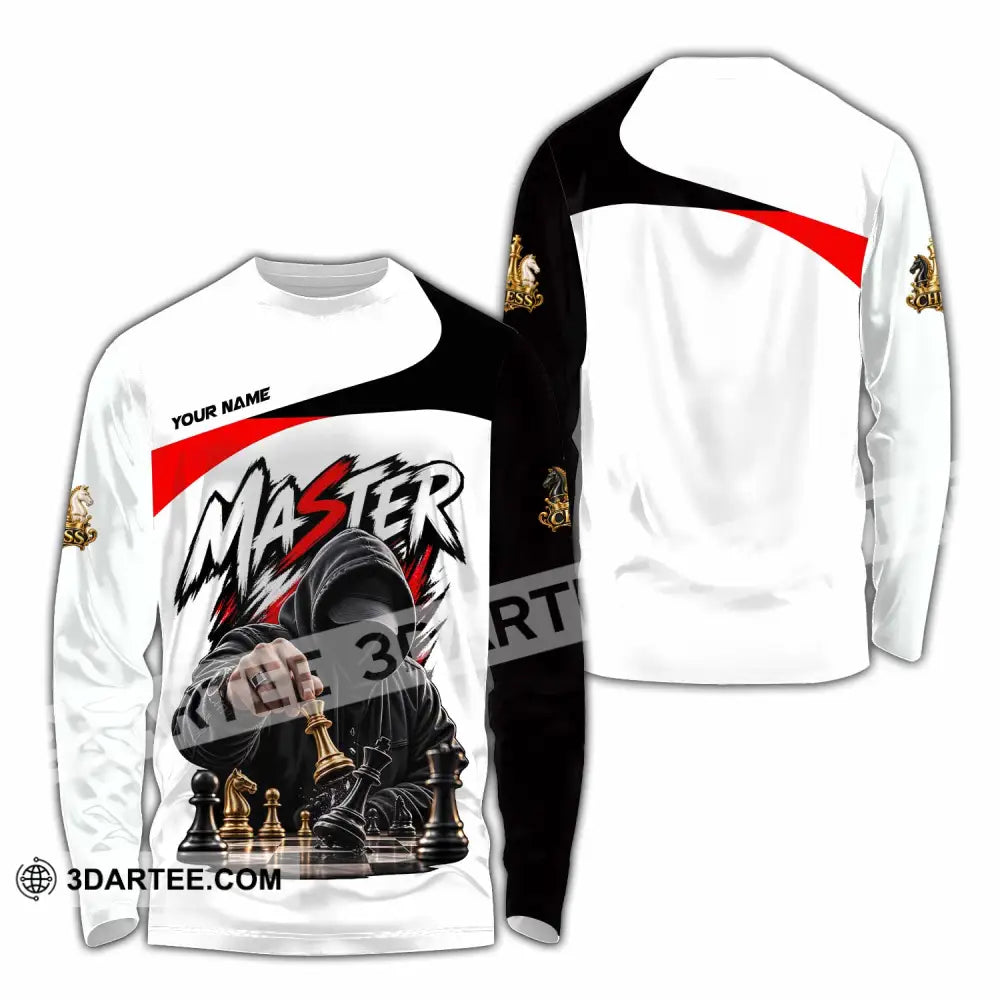 Unisex Shirt - Custom Master Chess Shirt - Long Sleeve Shirt / S - T-shirt
