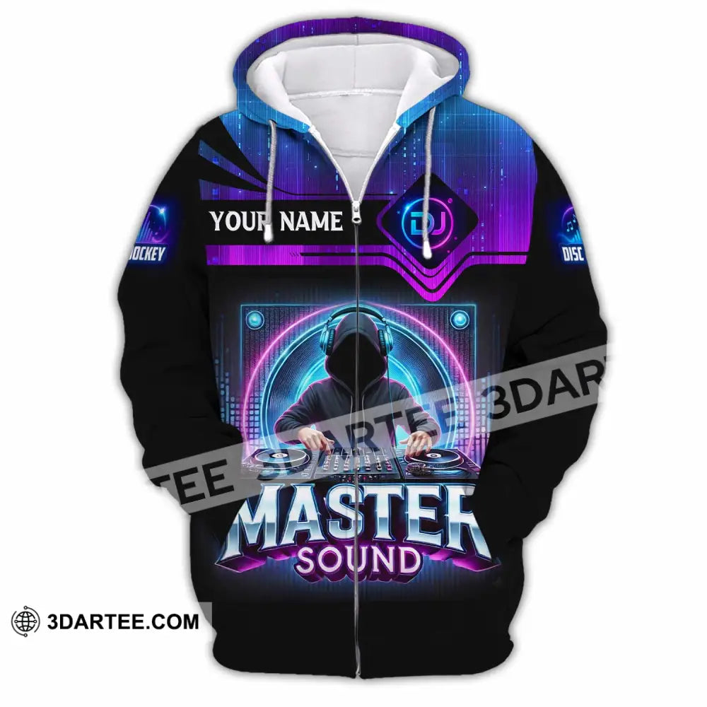 Unisex Shirt - Custom Master Sound 3D Shirt Zipper Hoodie / S T-shirt