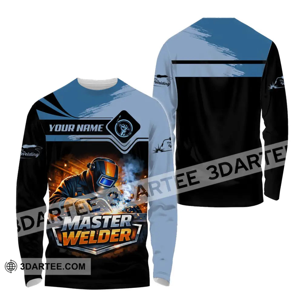 Unisex Shirt - Custom Master Welder Shirt - Long Sleeve Shirt / S - T-shirt