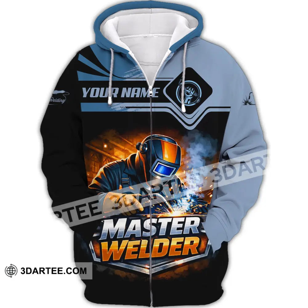 Unisex Shirt - Custom Master Welder Shirt - Zipper Hoodie / S - T-shirt