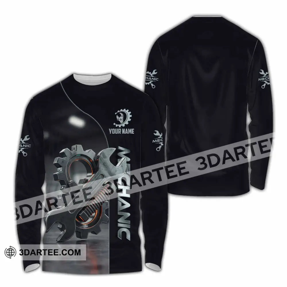 Unisex Shirt Custom Mechanic Shirt Long Sleeve Shirt / S T shirt