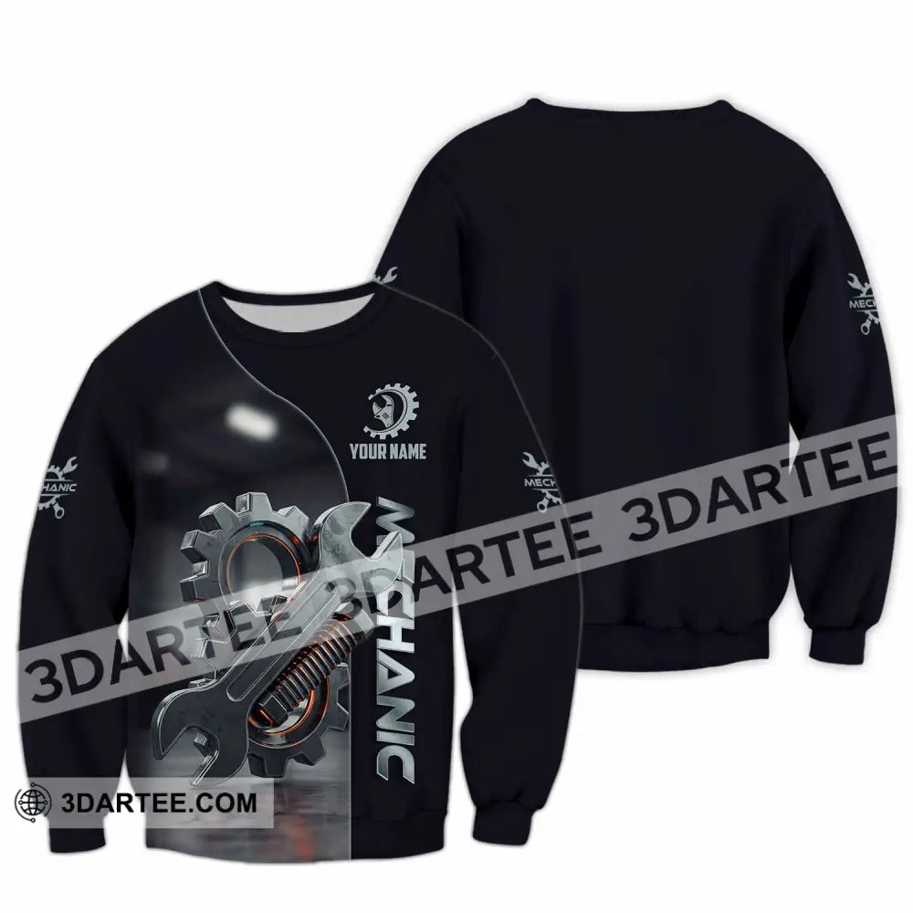 Unisex Shirt Custom Mechanic Shirt Long Sleeve / S T shirt