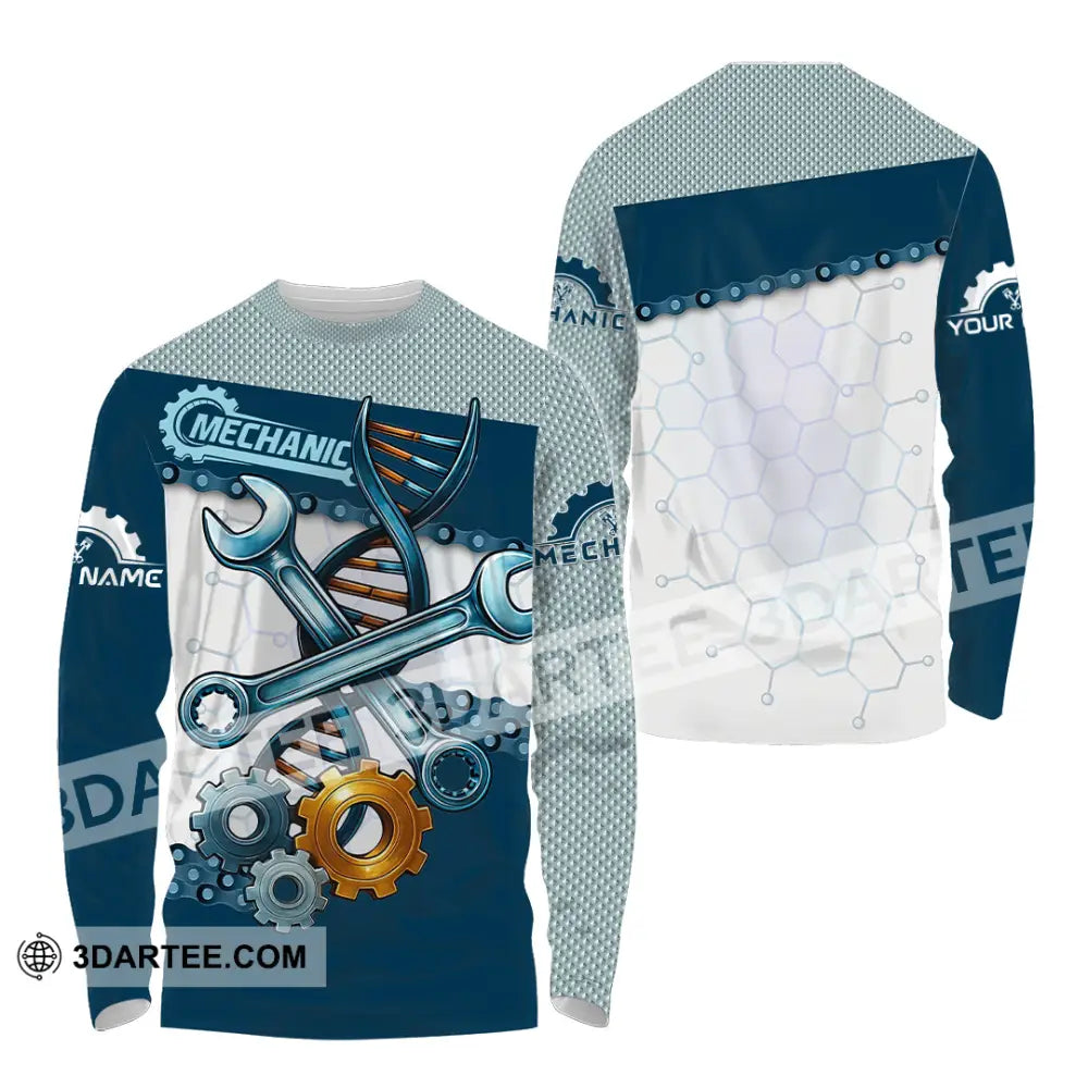 Unisex Shirt - Custom Mechanic Shirt - Long Sleeve Shirt / S - T-shirt