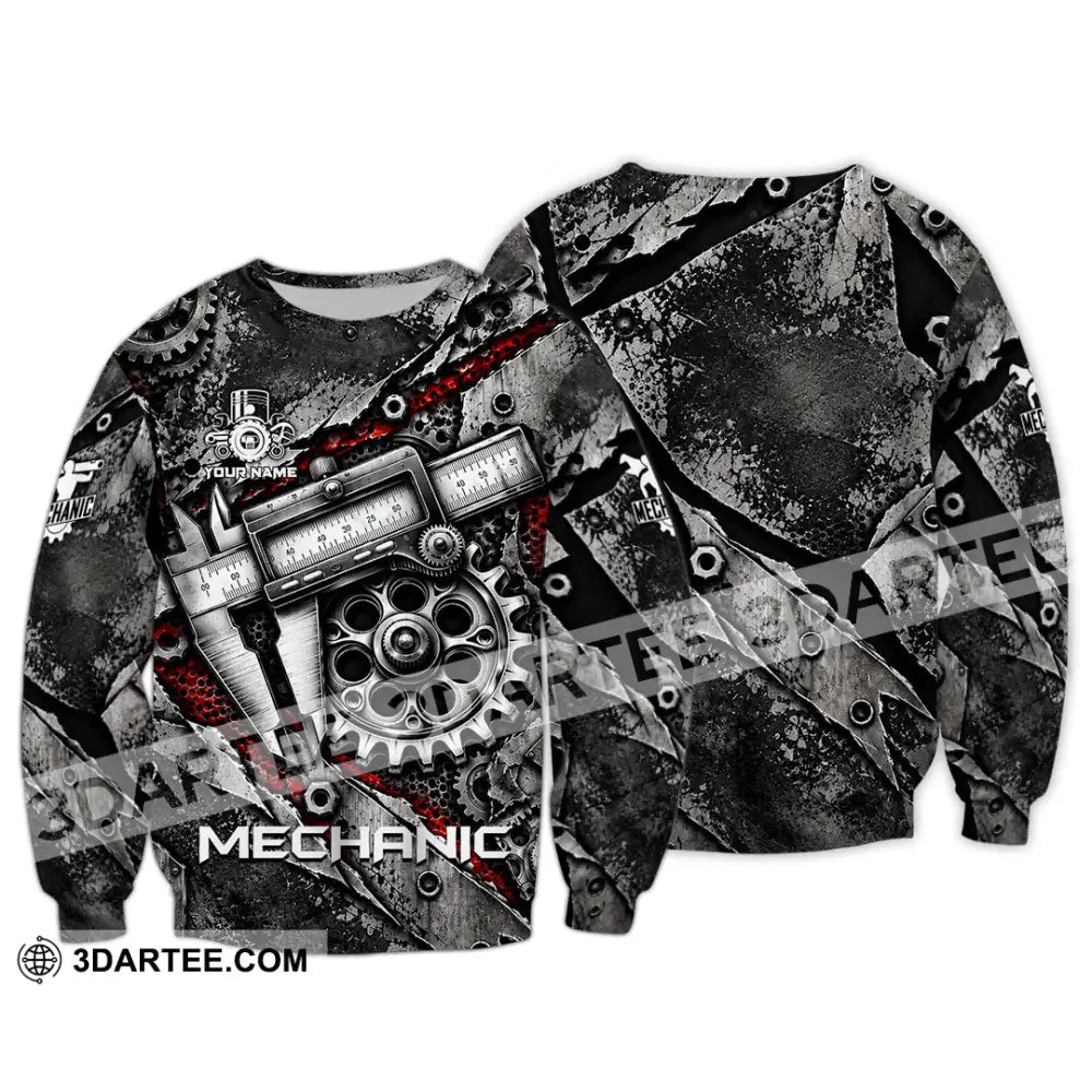 Unisex Shirt - Custom Mechanic Shirt - Long Sleeve / S - T-shirt