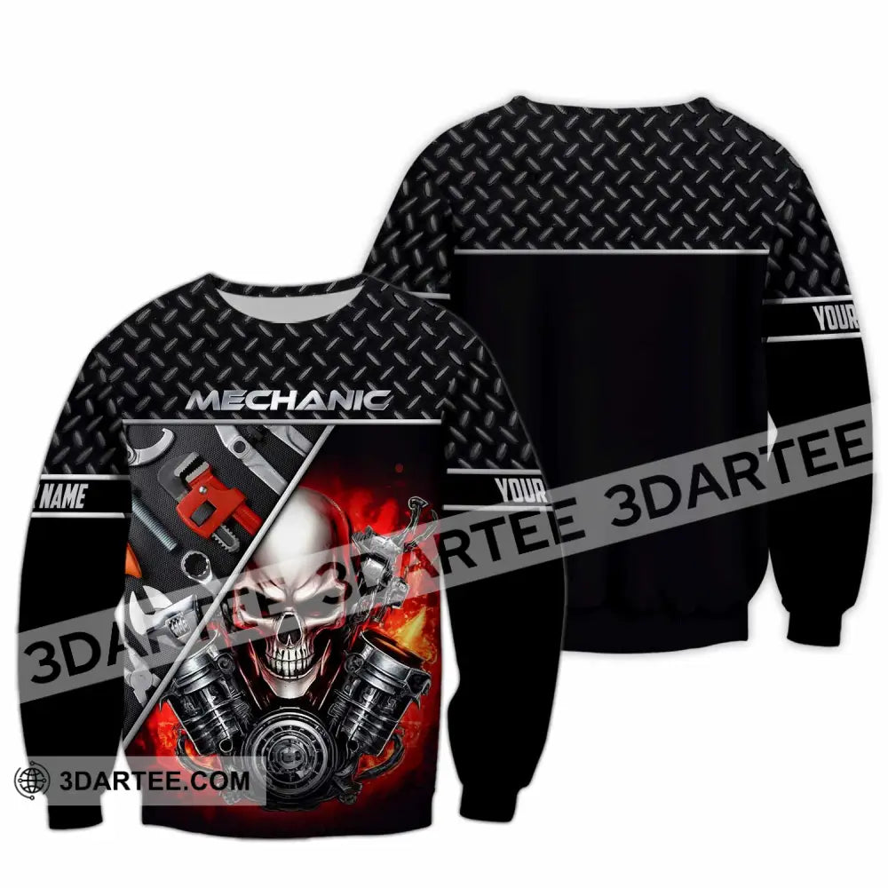 Unisex Shirt Custom Mechanic Shirt Long Sleeve / S T shirt