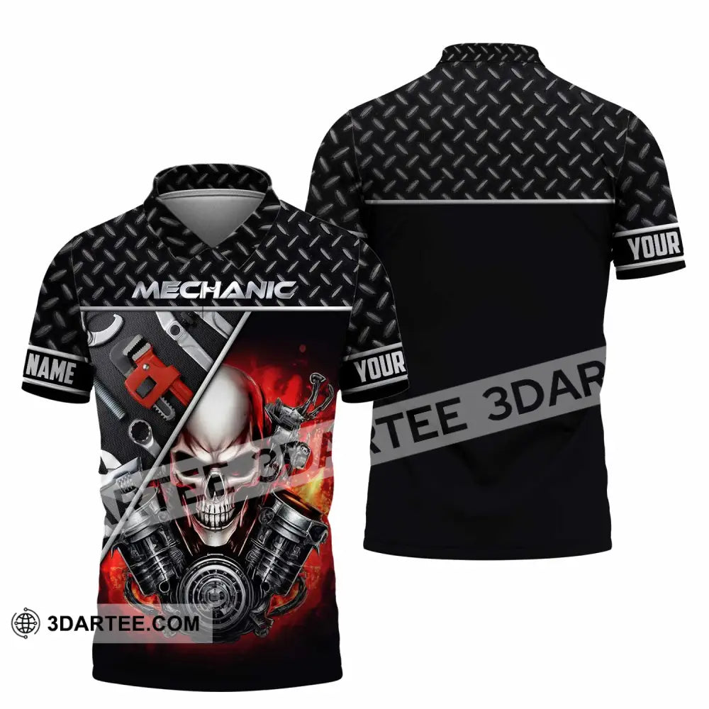 Unisex Shirt Custom Mechanic Shirt Polo Shirt / S T shirt