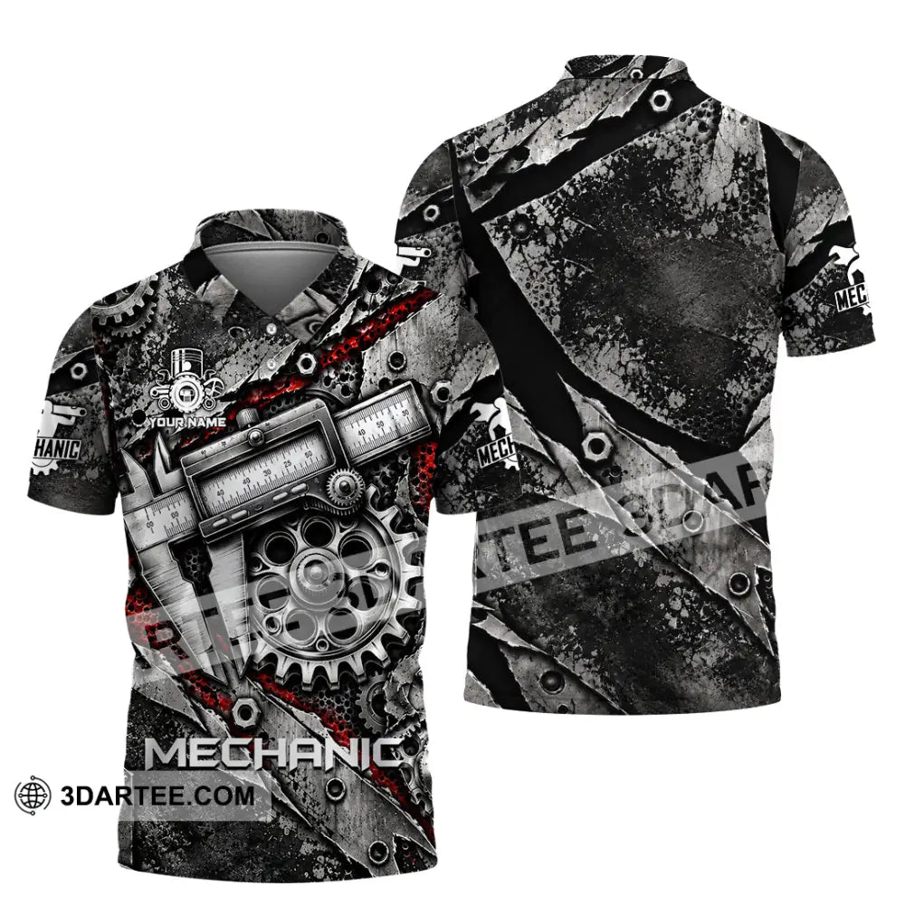 Unisex Shirt - Custom Mechanic Shirt - Polo Shirt / S - T-shirt
