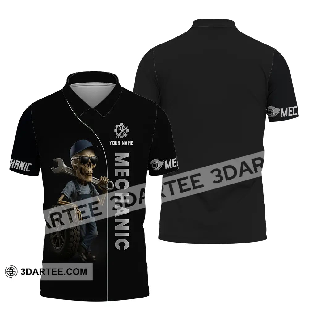 Unisex Shirt Custom Mechanic Shirt Polo Shirt / S T shirt
