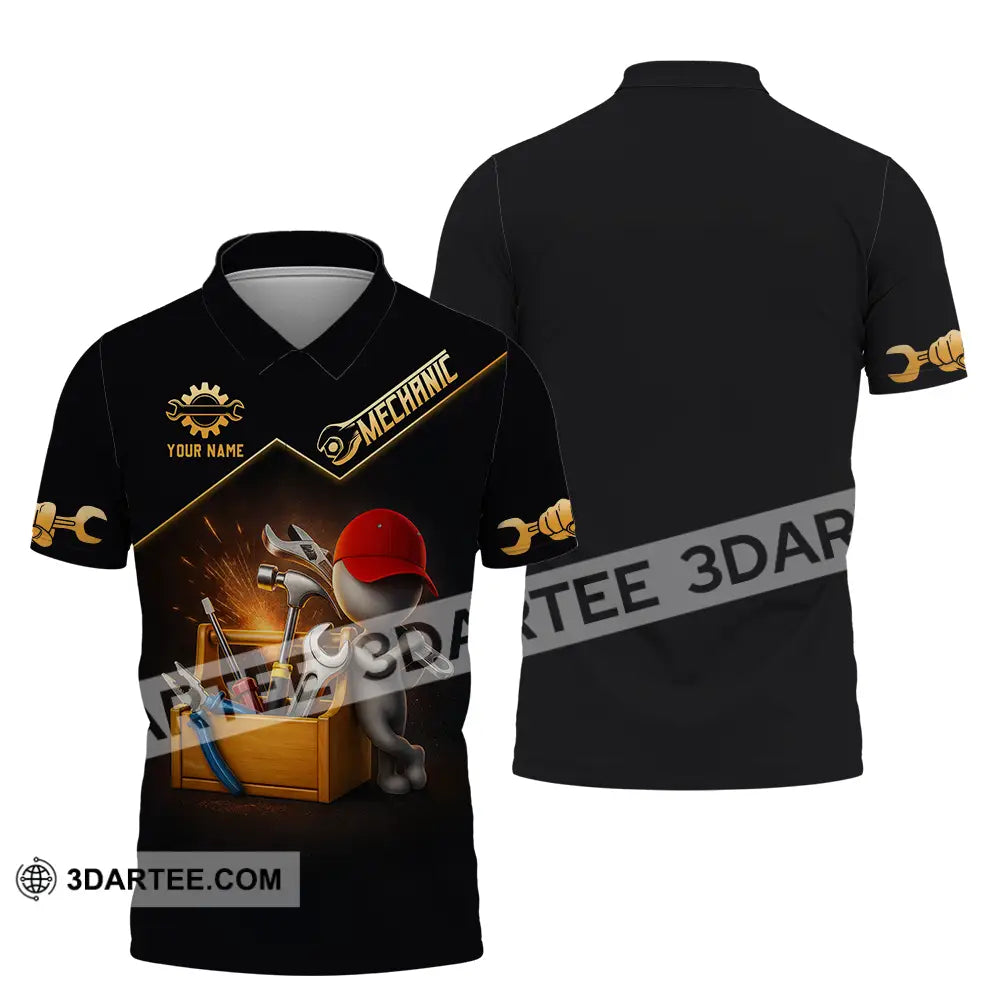 Unisex Shirt Custom Mechanic Shirt Polo Shirt / S T shirt
