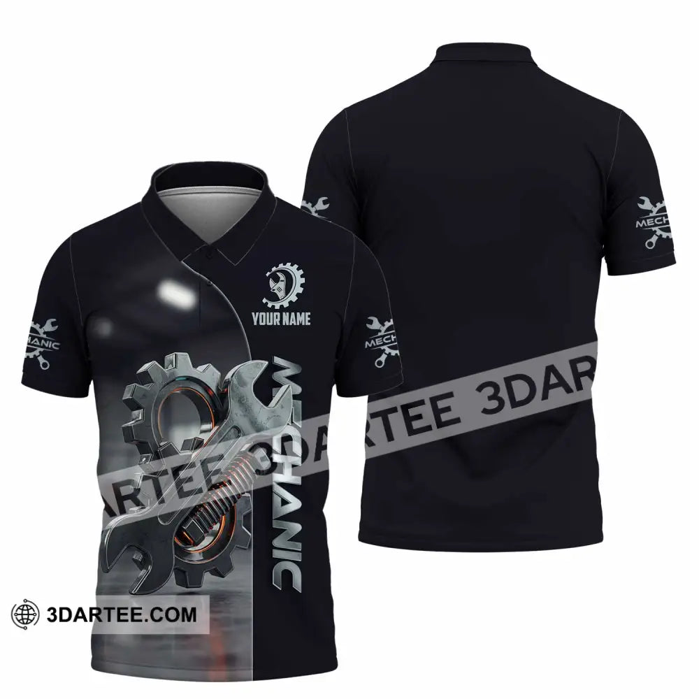 Unisex Shirt Custom Mechanic Shirt Polo Shirt / S T shirt