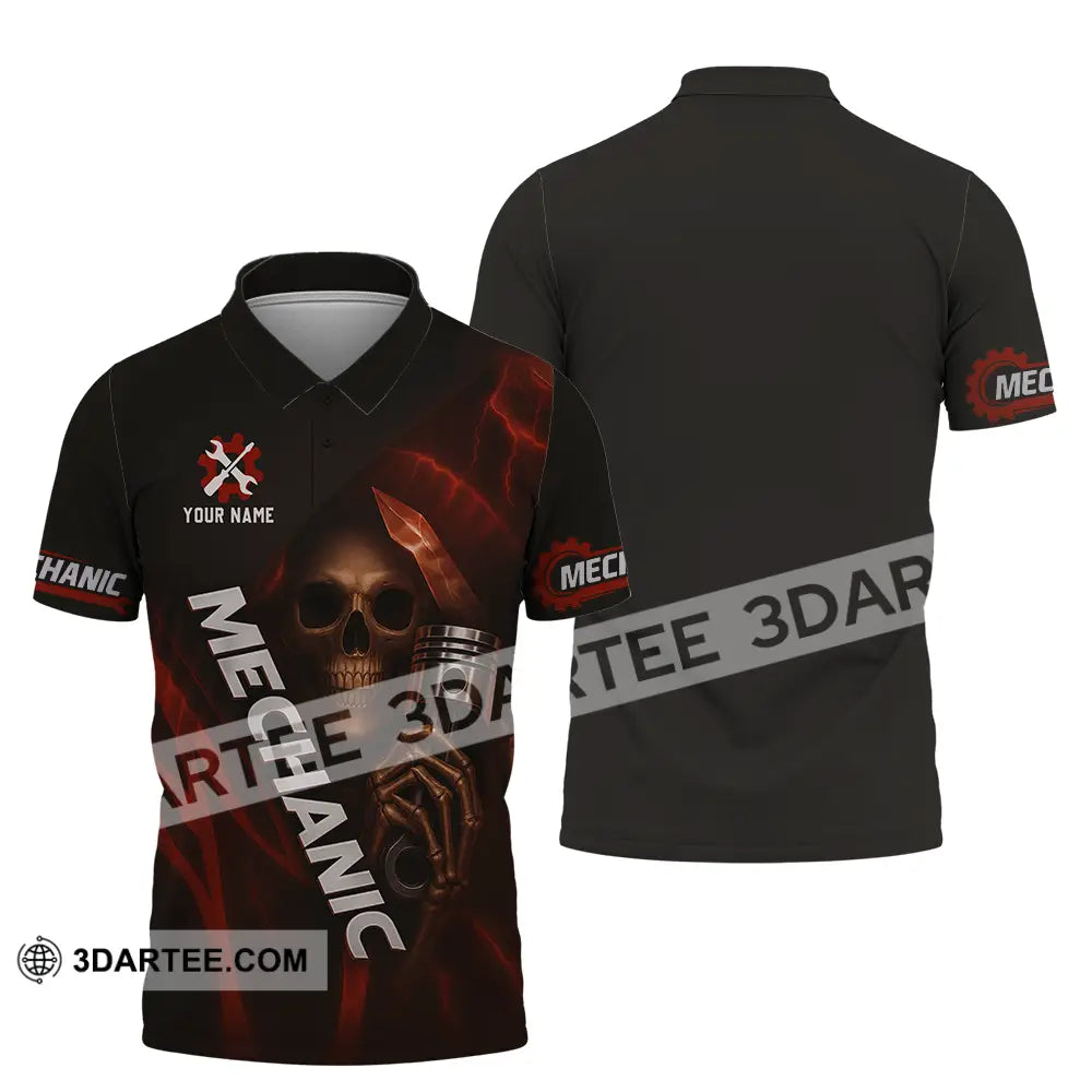 Unisex Shirt Custom Mechanic Shirt Polo Shirt / S T shirt