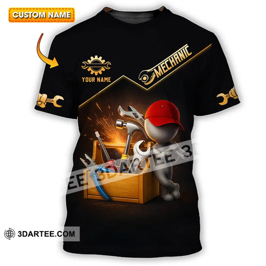 Unisex Shirt Custom Mechanic Shirt T shirt