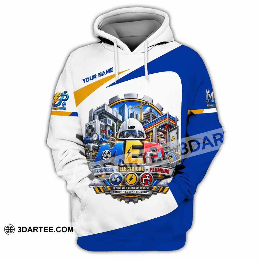 Unisex Shirt - Custom Mechanical Electrical Plumbing Shirt - Hoodie / S - T-shirt