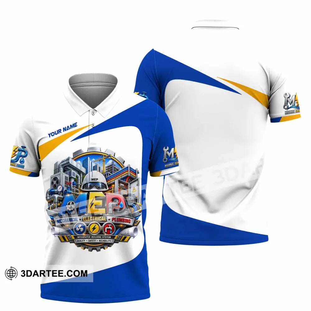 Unisex Shirt - Custom Mechanical Electrical Plumbing Shirt - Polo Shirt / S - T-shirt