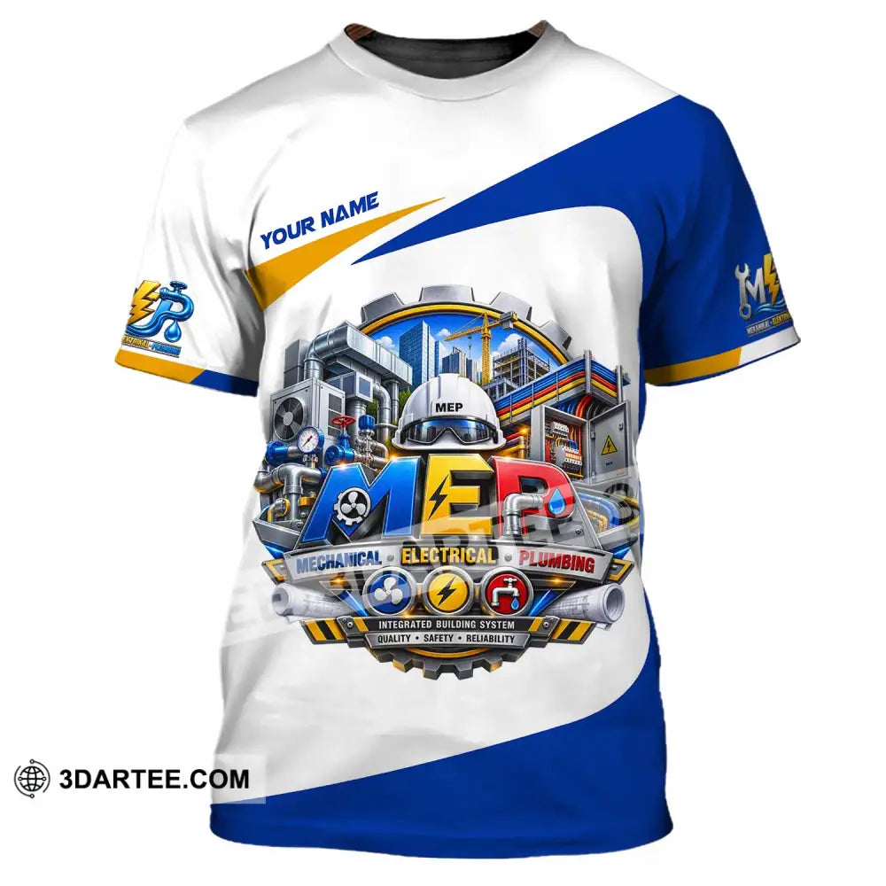 Unisex Shirt - Custom Mechanical Electrical Plumbing Shirt - T-Shirt / S - T-shirt
