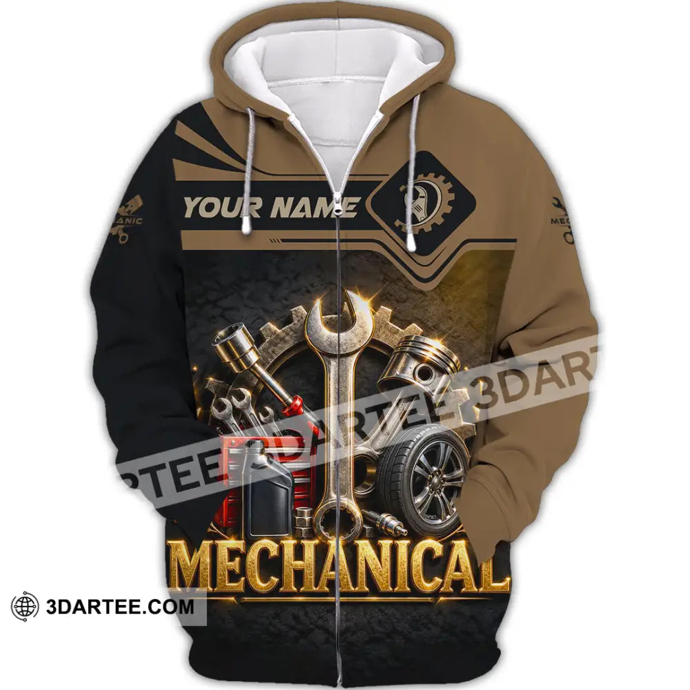 Unisex Shirt - Custom Mechanical Shirt - Zipper Hoodie / S - T-shirt