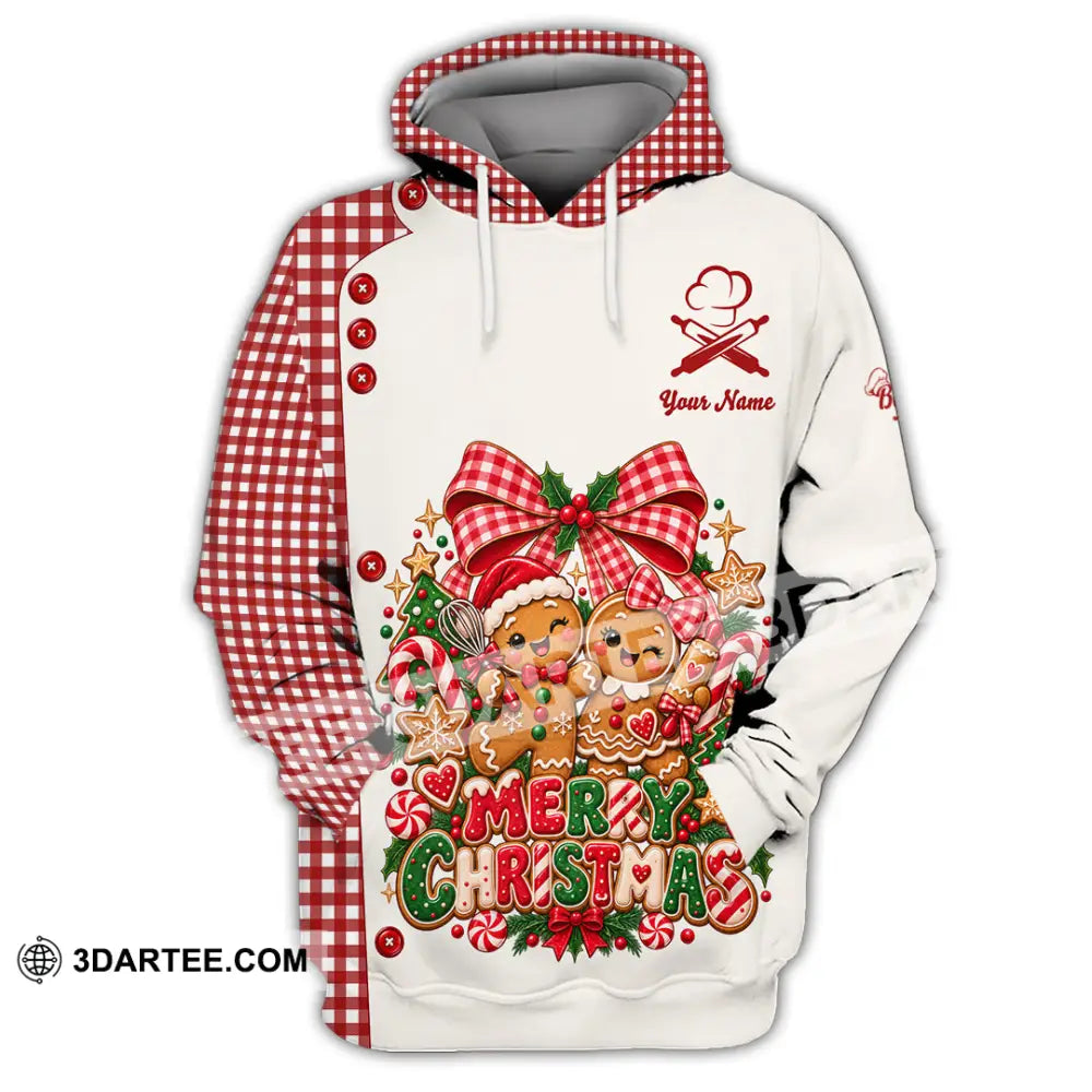 Unisex Shirt - Custom Merry Christmas Shirt - Hoodie / S - T-shirt
