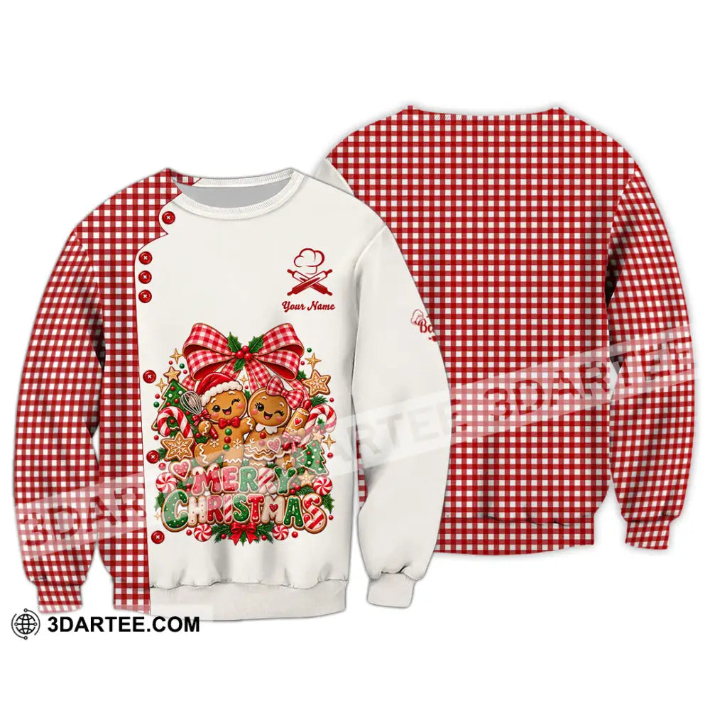 Unisex Shirt - Custom Merry Christmas Shirt - Long Sleeve / S - T-shirt