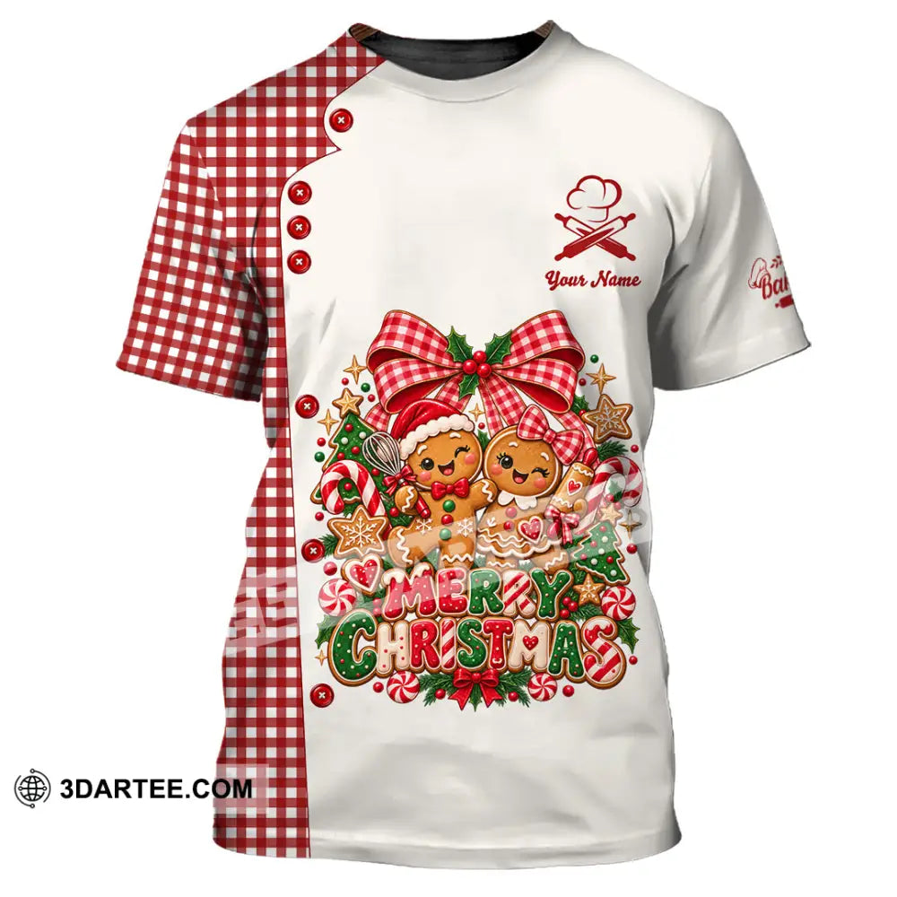 Unisex Shirt - Custom Merry Christmas Shirt - T-Shirt / S - T-shirt