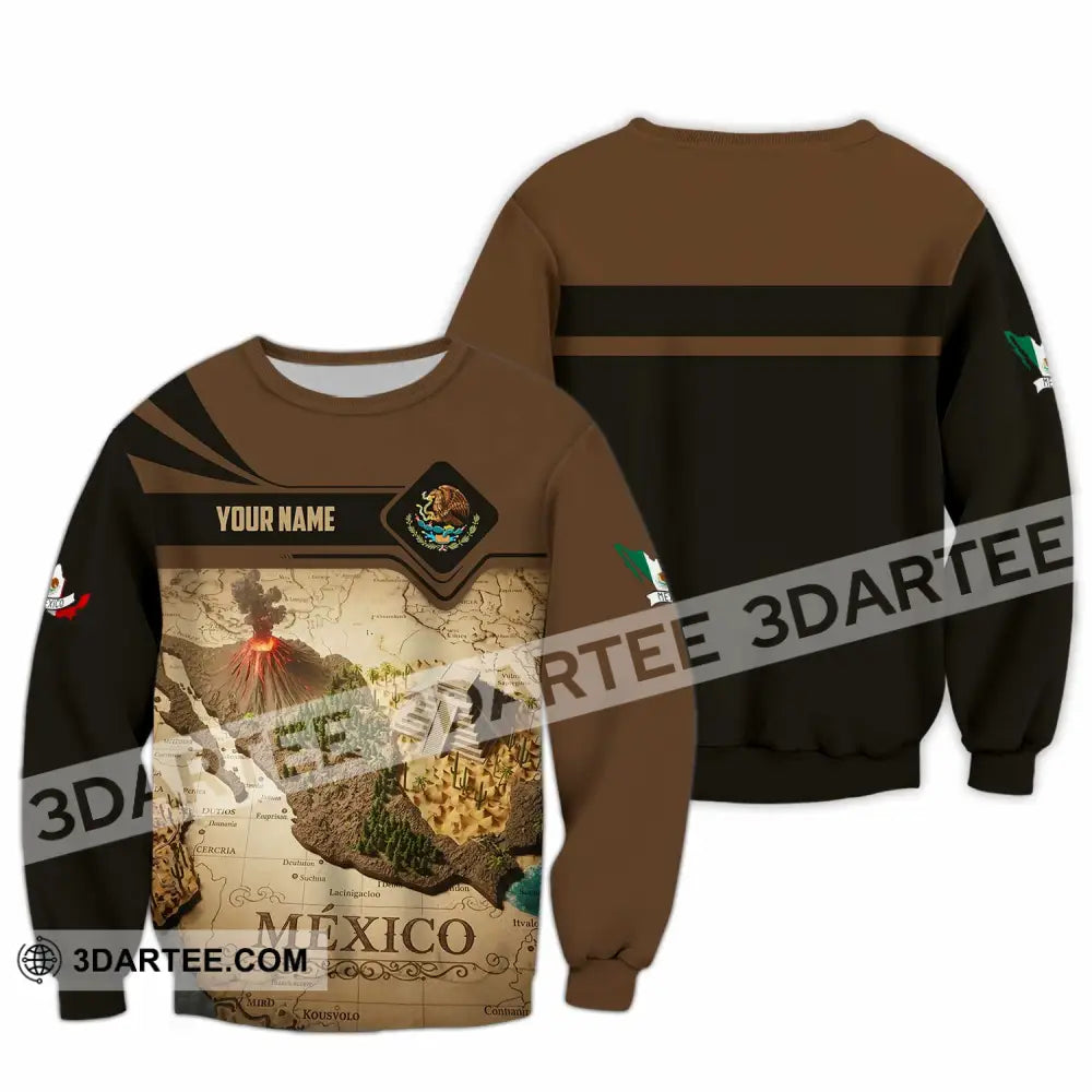 Unisex Shirt - Custom Mexico 3D Shirt Long Sleeve / S T-shirt