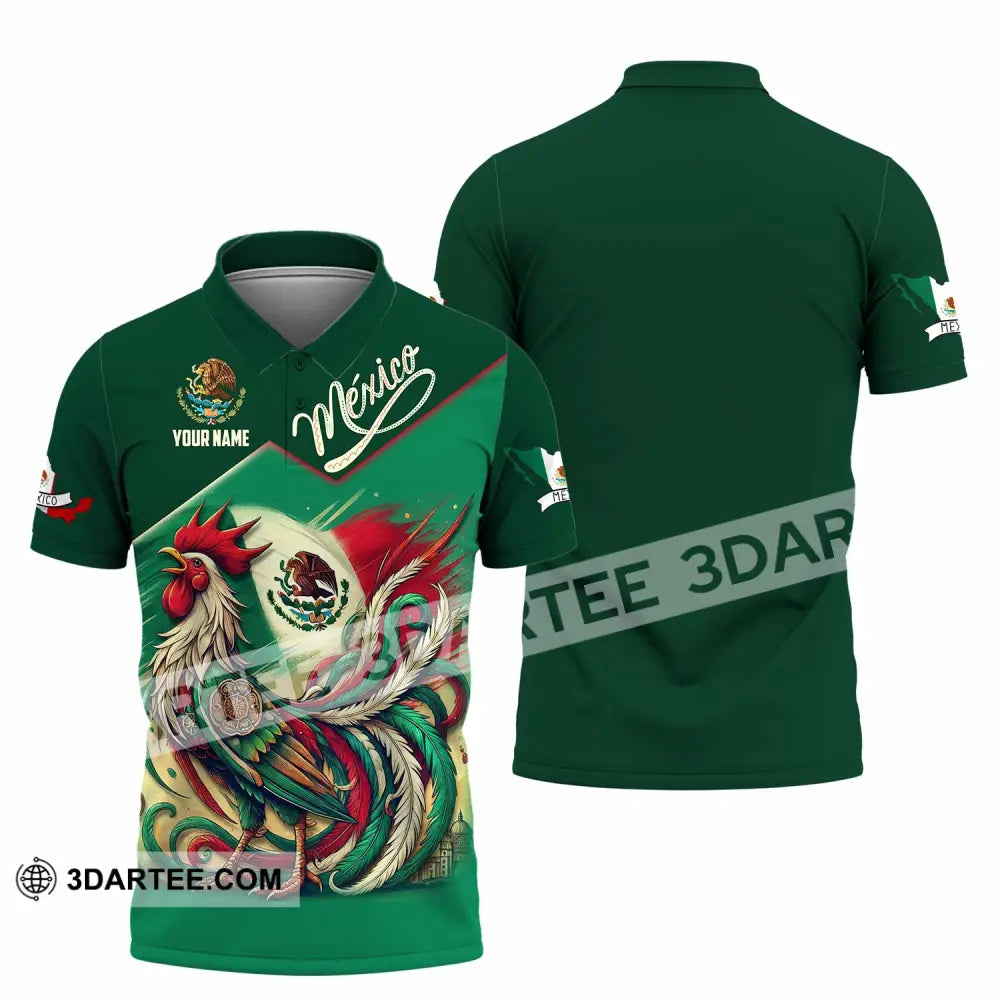 Unisex Shirt - Custom Mexico 3D Shirt Polo Shirt / S T-shirt