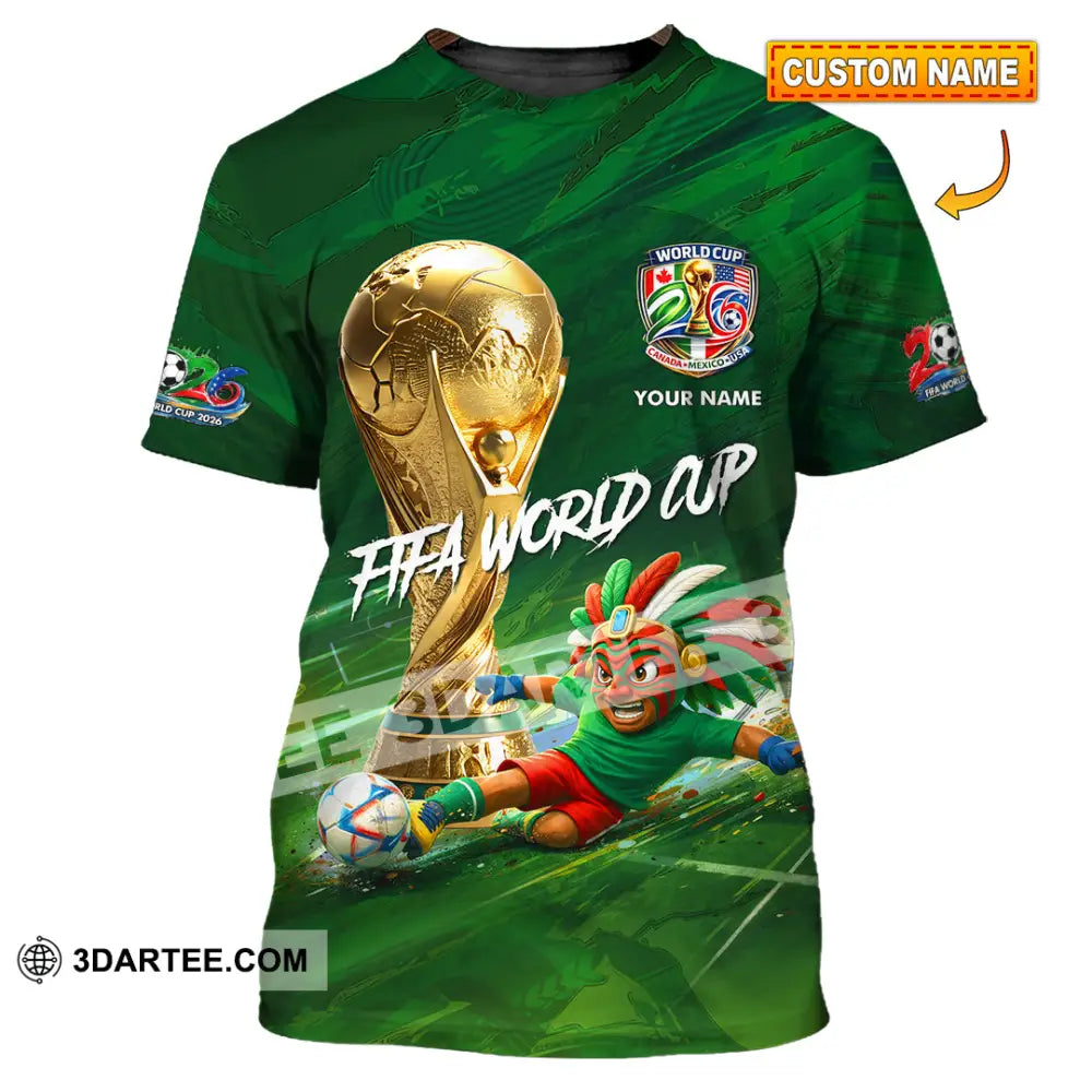 Unisex Shirt - Custom Mexico FIFA World Cup 2026 3D Shirt T-shirt
