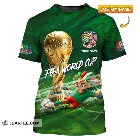 Unisex Shirt - Custom Mexico FIFA World Cup 2026 3D Shirt T-shirt