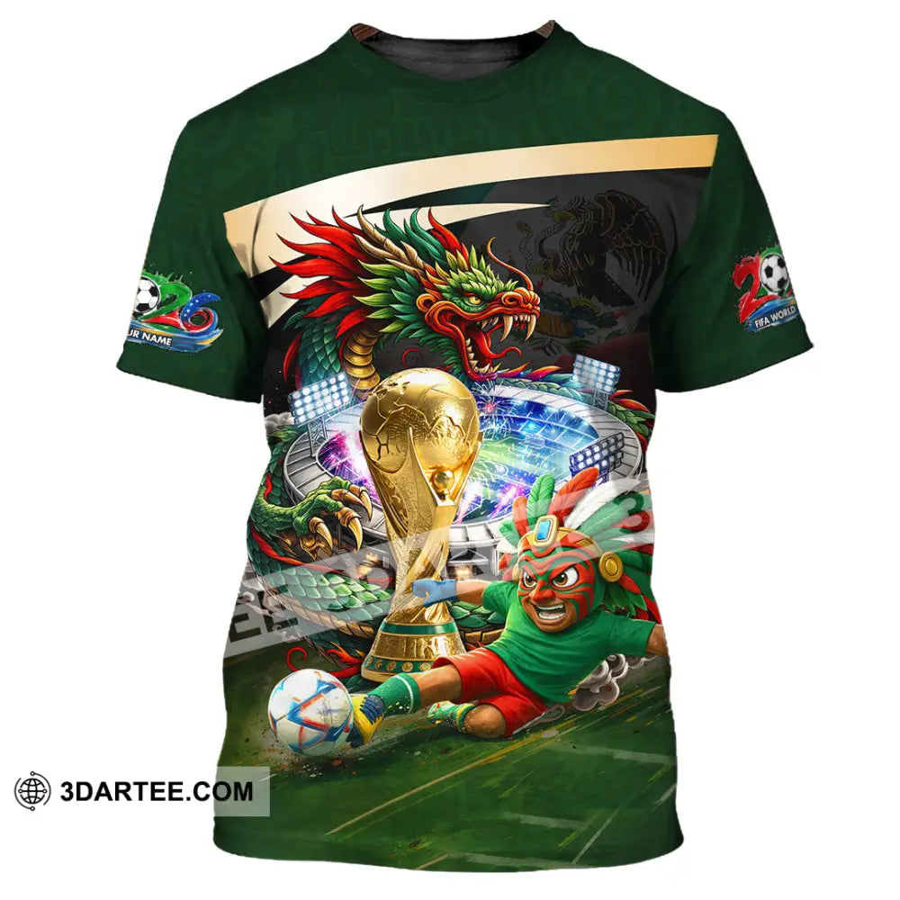 Unisex Shirt - Custom Mexico FIFA World Cup 2026 3D Shirt T-Shirt / S T-shirt
