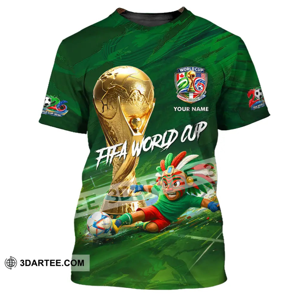 Unisex Shirt - Custom Mexico FIFA World Cup 2026 3D Shirt T-Shirt / S T-shirt
