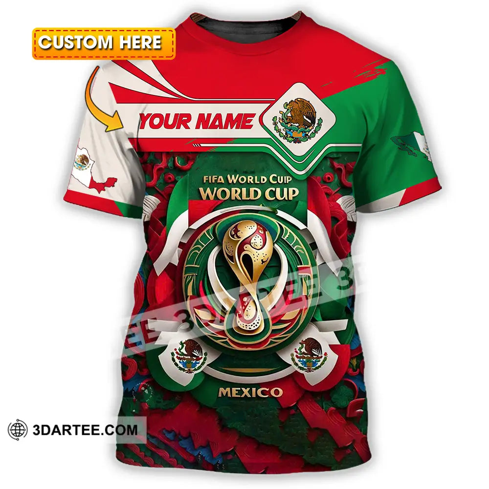 Unisex Shirt - Custom Mexico Fifa Club World Cup 2026 3D Shirt T-shirt