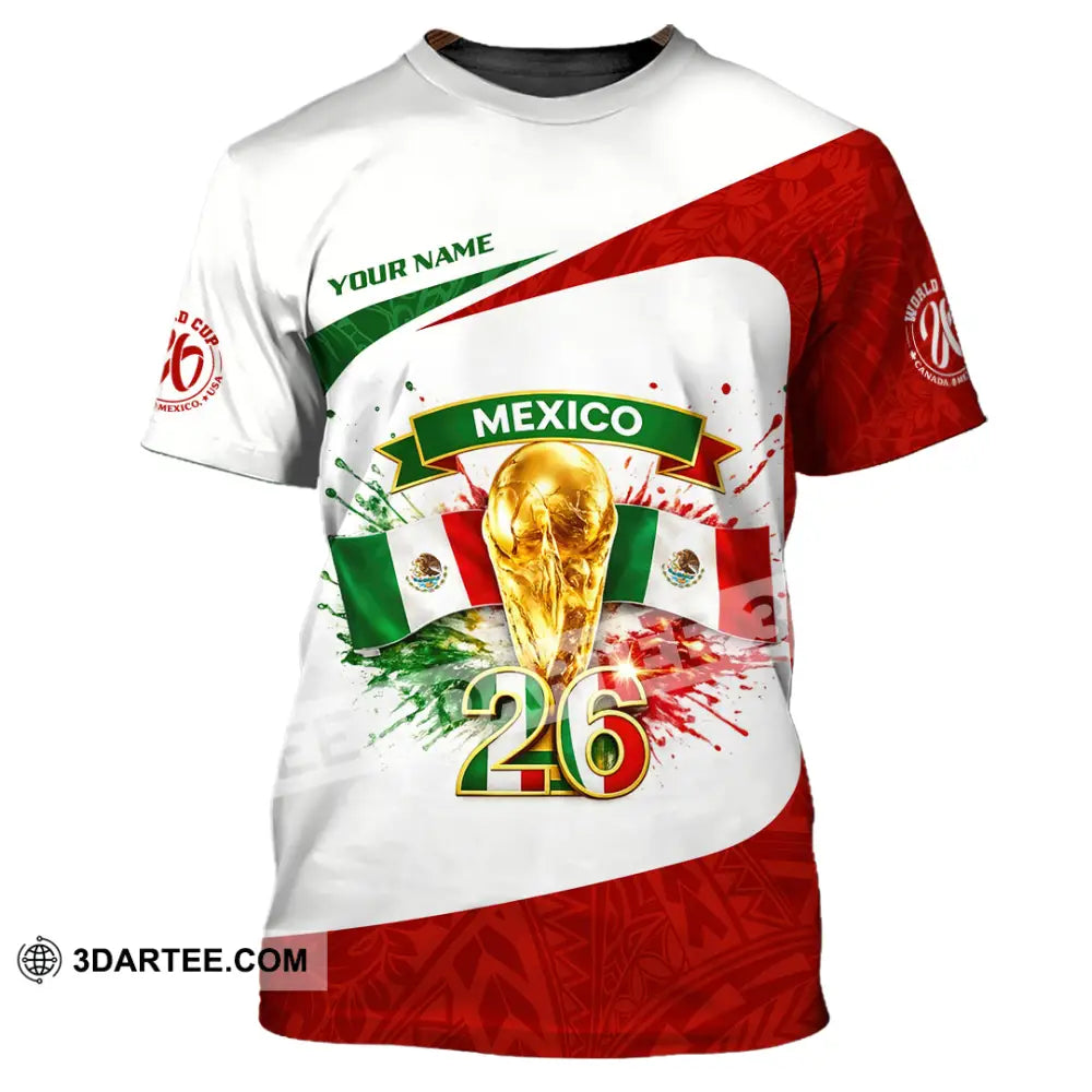 Unisex Shirt - Custom Mexico Fifa World Cup 2026 3D Shirt T-Shirt / S T-shirt