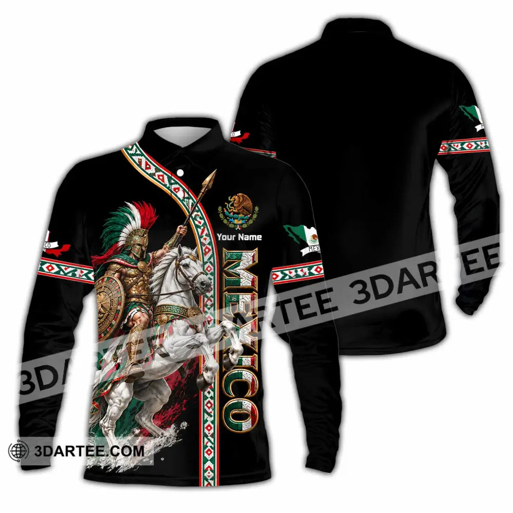 Unisex Shirt - Custom Mexico Shirt - Long Sleeve Polo / S - T-shirt