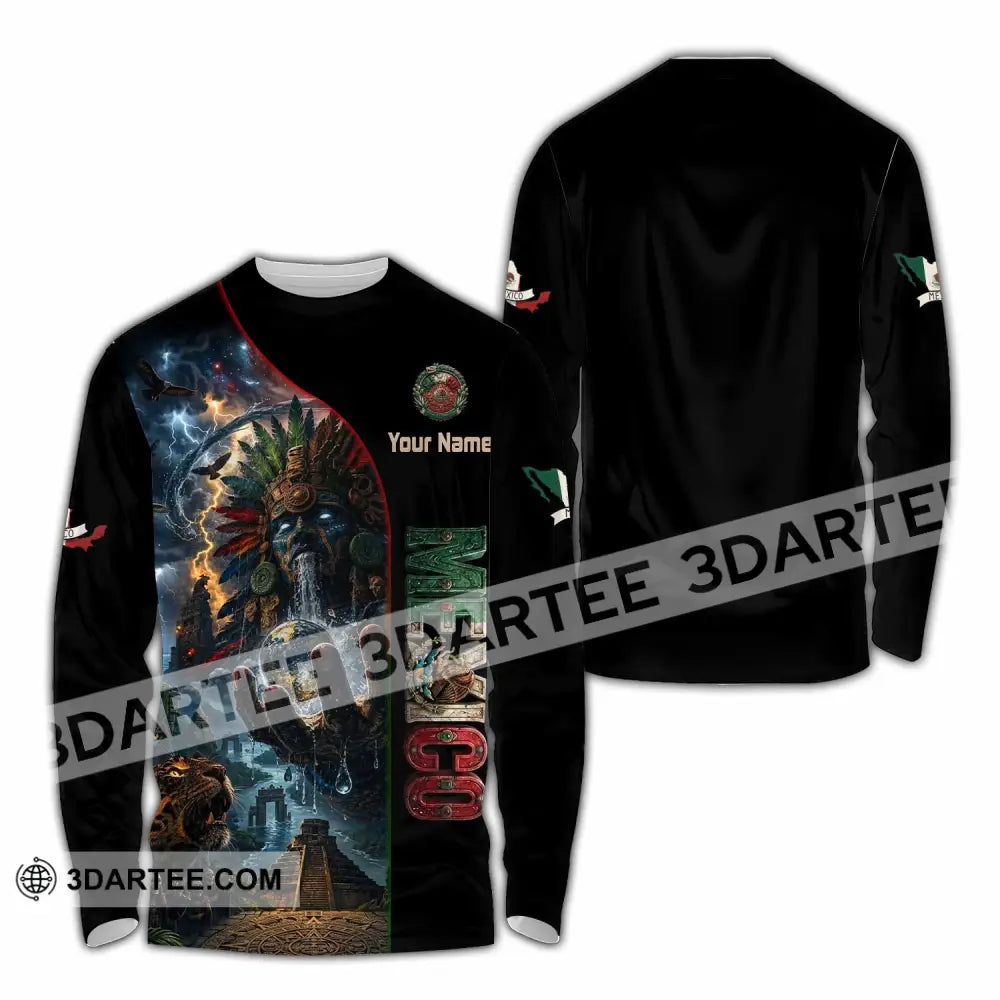 Unisex Shirt - Custom Mexico Shirt - Long Sleeve Shirt / S - T-shirt