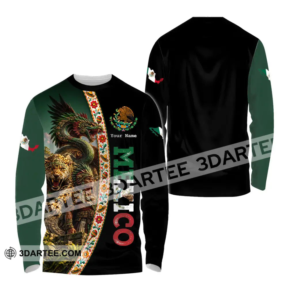 Unisex Shirt - Custom Mexico Shirt - Long Sleeve Shirt / S - T-shirt