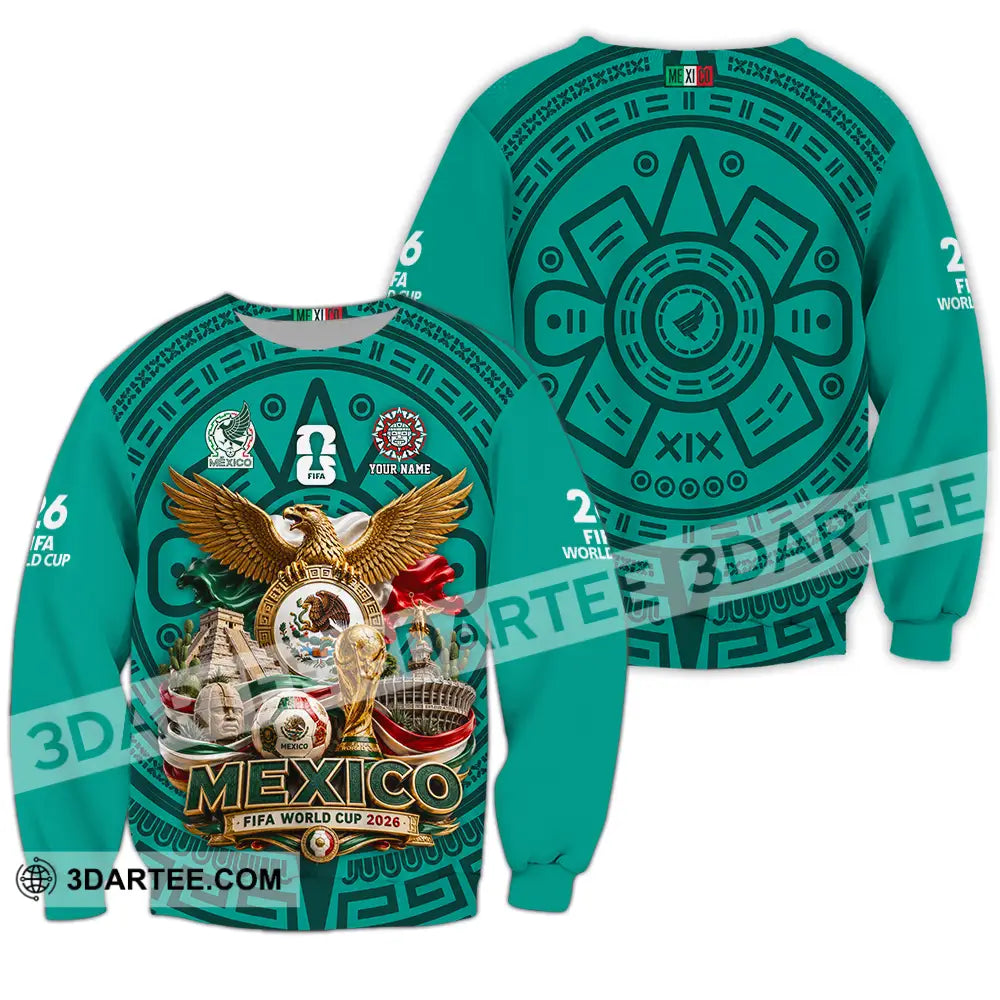 Unisex Shirt - Custom Mexico World Cup 2026 Shirt - Long Sleeve / S - T-shirt