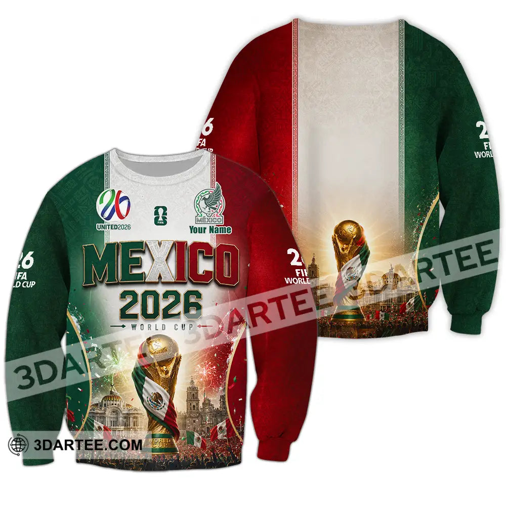 Unisex Shirt - Custom Mexico World Cup 2026 Shirt - Long Sleeve / S - T-shirt