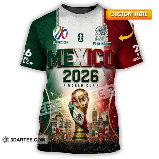 Unisex Shirt - Custom Mexico World Cup 2026 Shirt - T-shirt