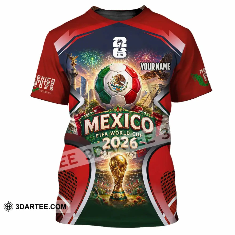 Unisex Shirt - Custom Mexico World Cup 2026 Shirt - T-Shirt / S - T-shirt