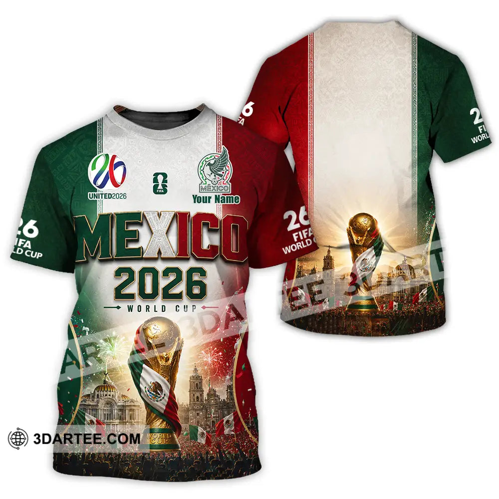 Unisex Shirt - Custom Mexico World Cup 2026 Shirt - T-Shirt / S - T-shirt