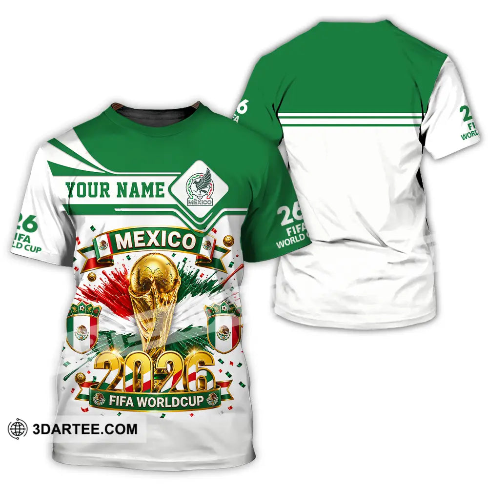 Unisex Shirt - Custom Mexico World Cup 2026 Shirt - T-Shirt / S - T-shirt