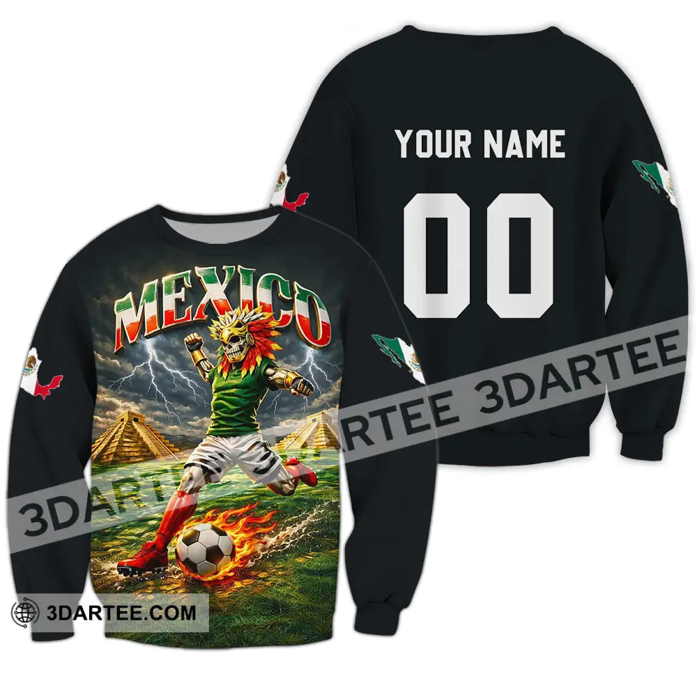 Unisex Shirt - Custom Mexico World Cup 2026 3D Shirt Long Sleeve / S T-shirt