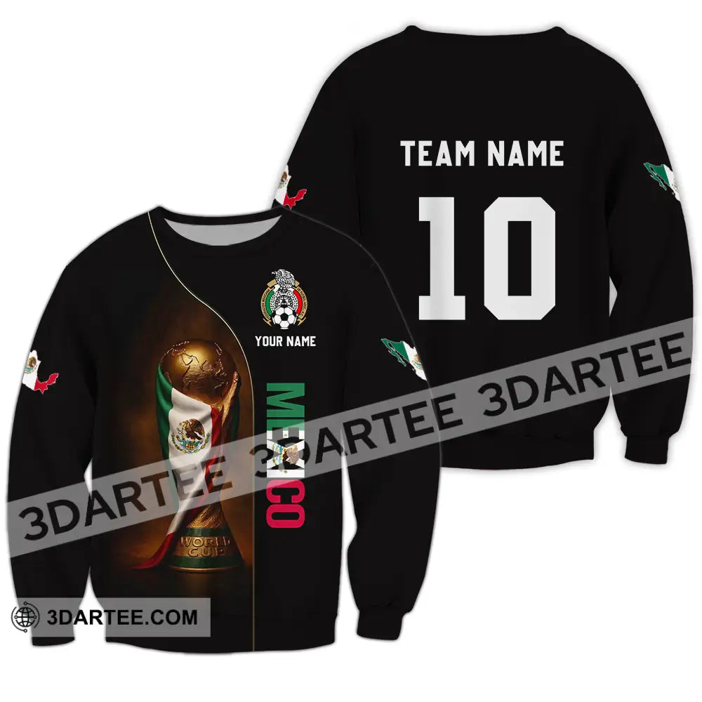 Unisex Shirt - Custom Mexico World Cup 3D Shirt Long Sleeve / S T-shirt