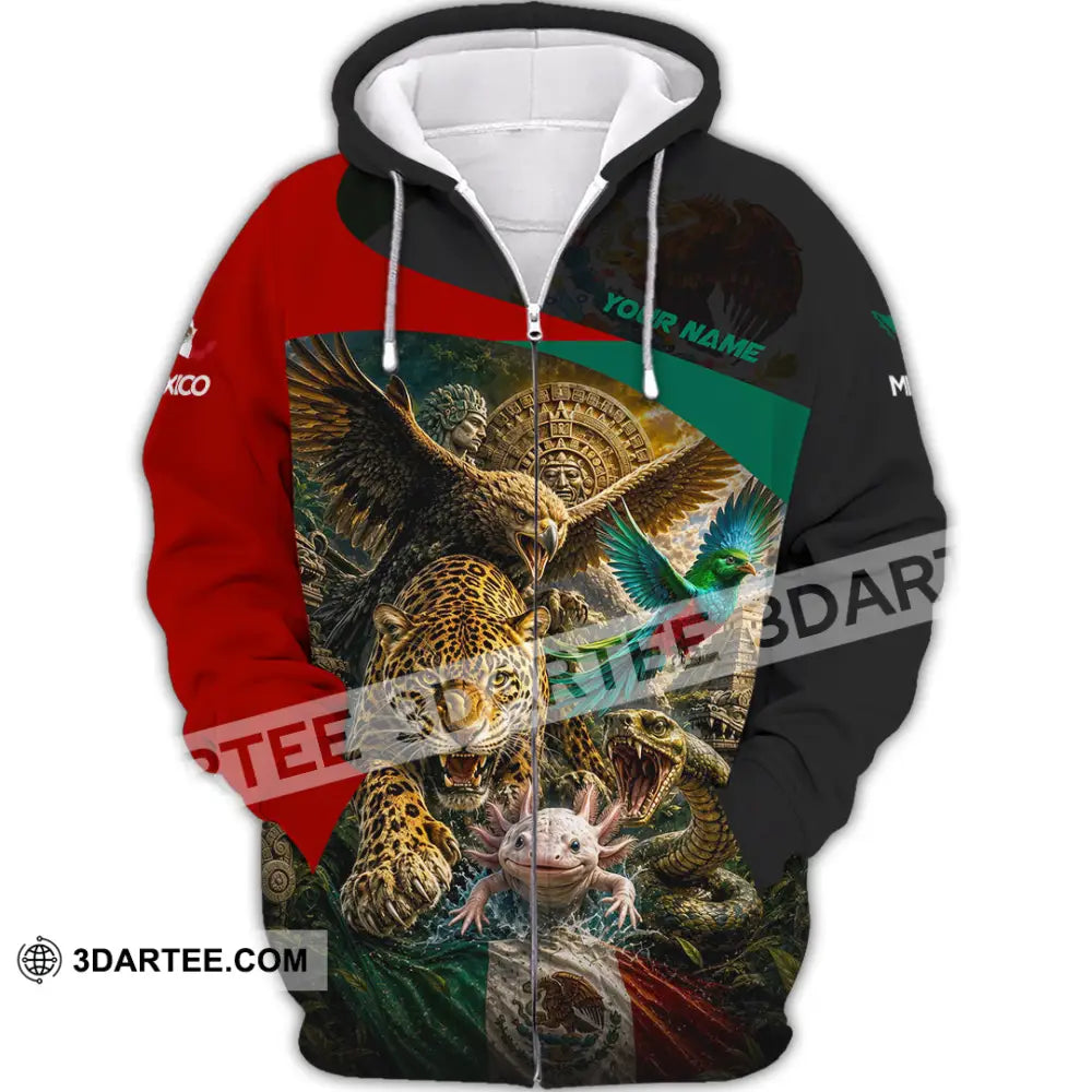 Unisex Shirt - Custom Mexico Shirt - Zipper Hoodie / S - T-shirt