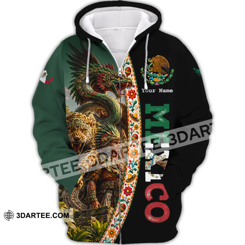 Unisex Shirt - Custom Mexico Shirt - Zipper Hoodie / S - T-shirt