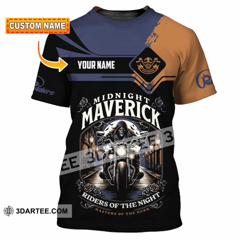Unisex Shirt - Custom Midnight Maverick Riders Of The Night Shirt T-shirt