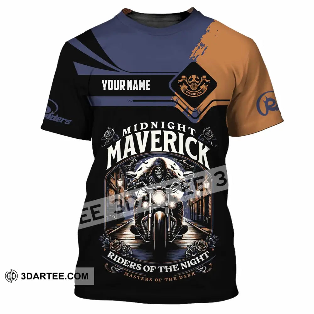 Unisex Shirt - Custom Midnight Maverick Riders Of The Night Shirt T-Shirt / S T-shirt
