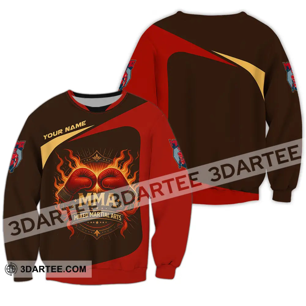 Unisex Shirt - Custom Mixed Martial Arts MMA Lover Shirt Long Sleeve / S T-shirt