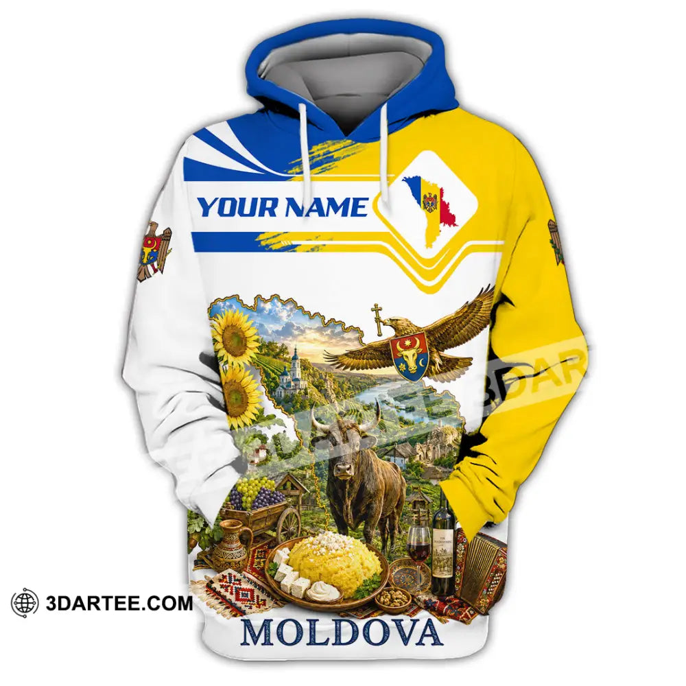 Unisex Shirt - Custom Moldova Shirt - Hoodie / S - T-shirt
