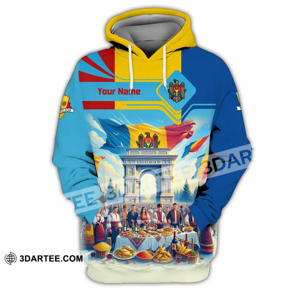 Unisex Shirt - Custom Moldova Shirt - Hoodie / S - T-shirt